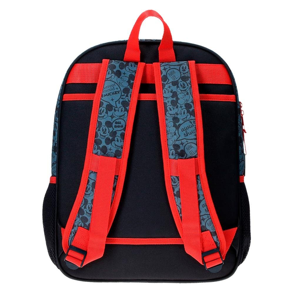 Disney Mickey Get Moving Mochila Escolar Multicolor 30x38x12 cms Poliéster 13,68L