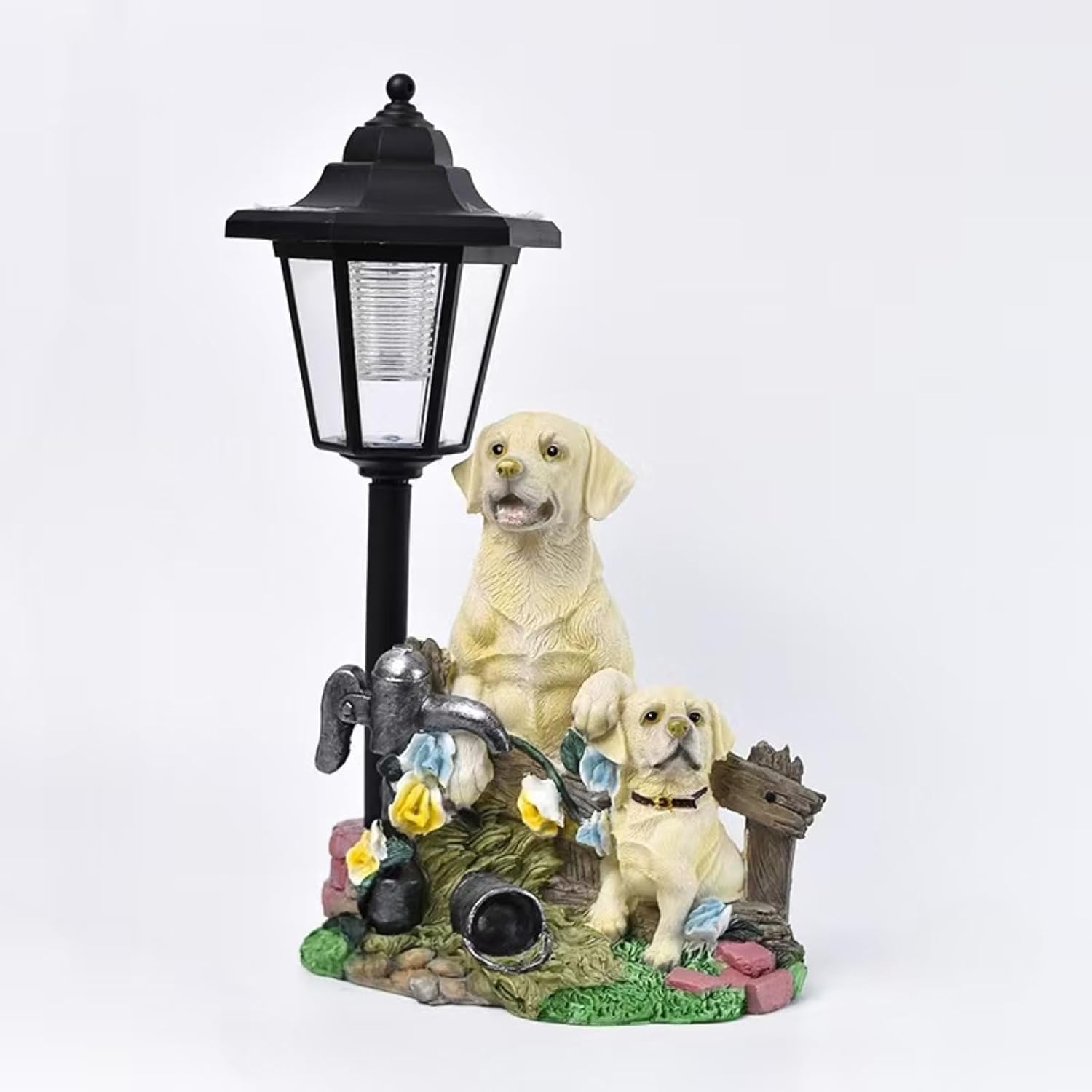 Dog Solar Garden Statues Outdoor Clearance, Garden Decor for Outside, Dog Figurines, Yard Decorations Outdoor, Dog Statue, Solar Garden Lamp, Outdoor Statues, Dog Decorations Sculpture (Dachshund)