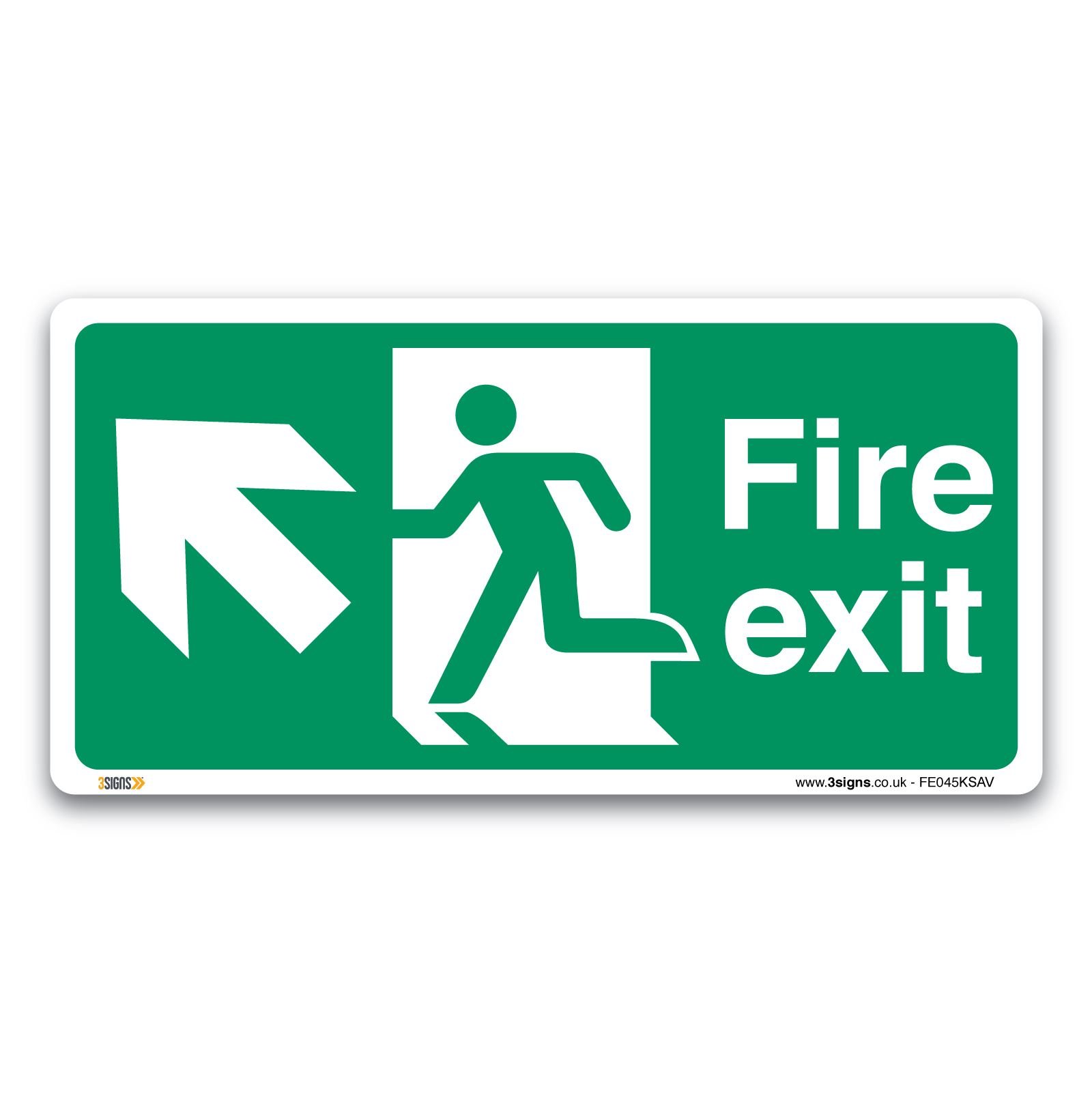 Adesivo Freccia Uscita Antincendio DESTRA, Verde, 100x100 Mm - Adesivo Di Sicurezza Per Uffici, Negozi, Edifici - Foto 5