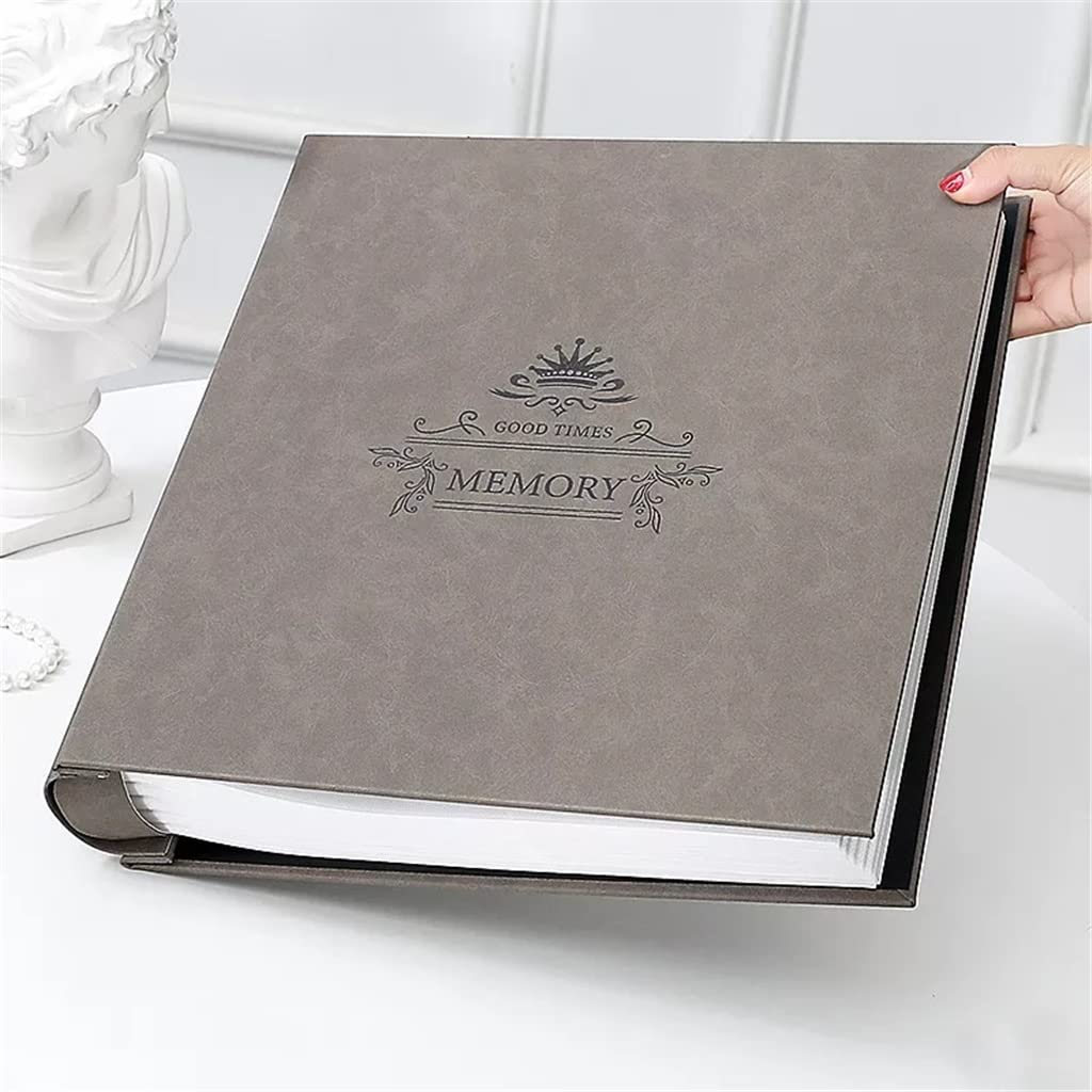Duże skórzane albumy fotograficzne, 13 cm, 72 arkusze, 144 strony, księga gości, księga gości, album pamiątkowy, 720 wkładek, 3-pak
