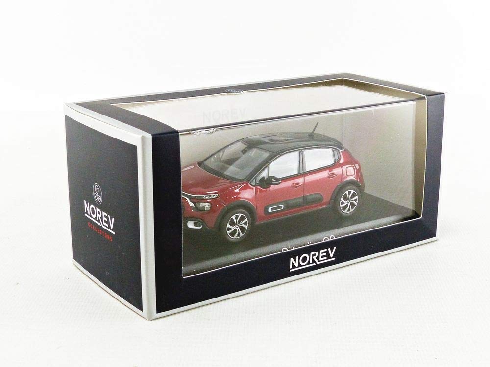 Coffret NOREV 1/43 - 3 Voitures Citroën : C2, C3, C3 Pluriel - Réf AMC008818