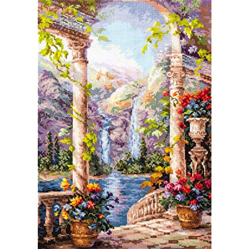 Kit point de croix Zweigart broderie d'art fils coton premium motif multicolore