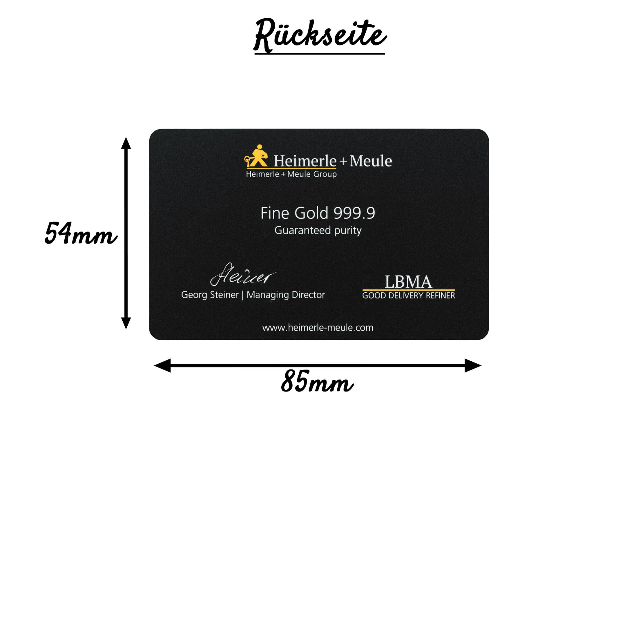 Taufgeschenk - 1g Goldbarren - Zur Taufe - in goldener Geschenkverpackung + Grußkarte + Echtheitsgarantie