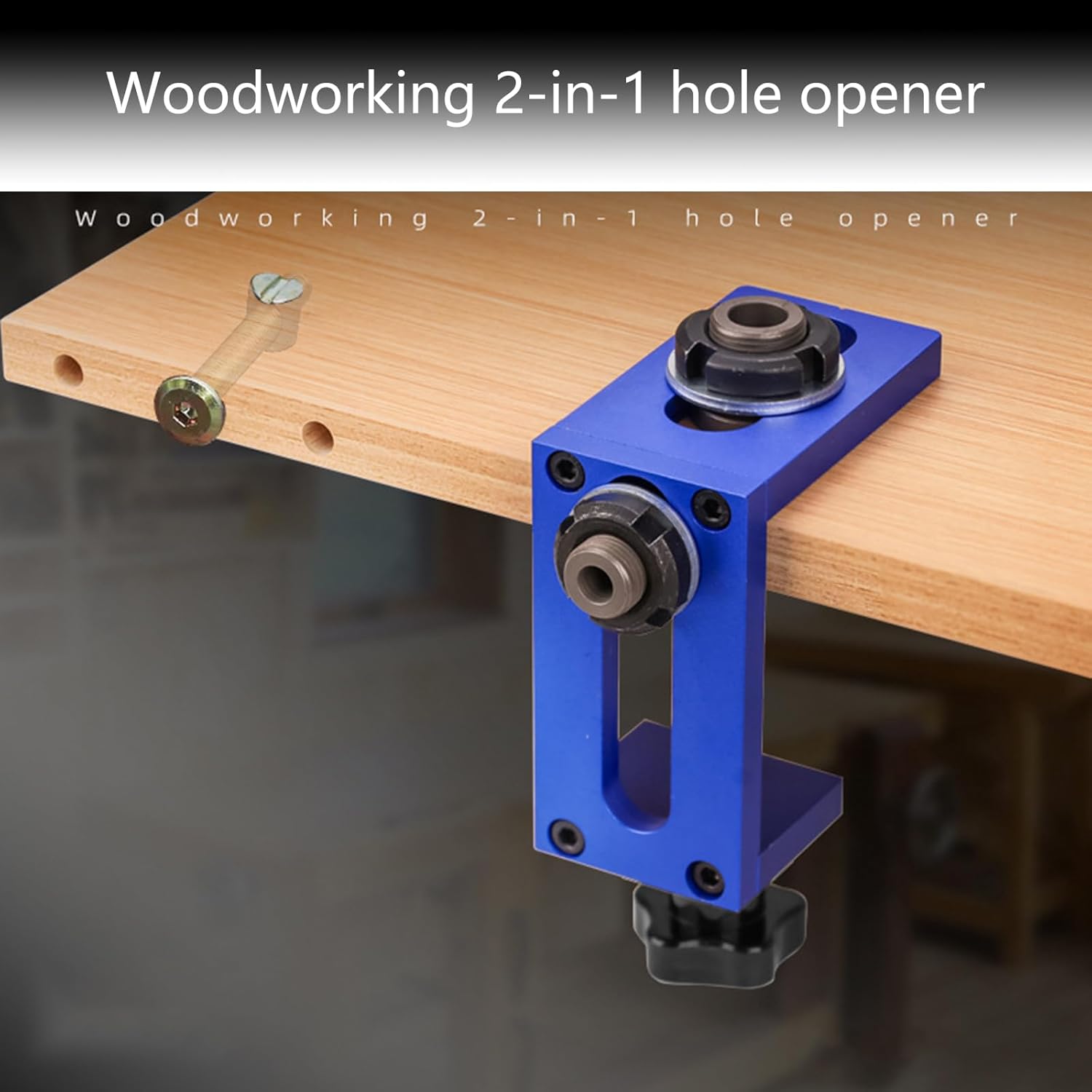 Woodworking Hole Puncher & Drill Guide Doweling Jigs With Adjustable Clamp Suitable For Craftsmen Carpentry Projects