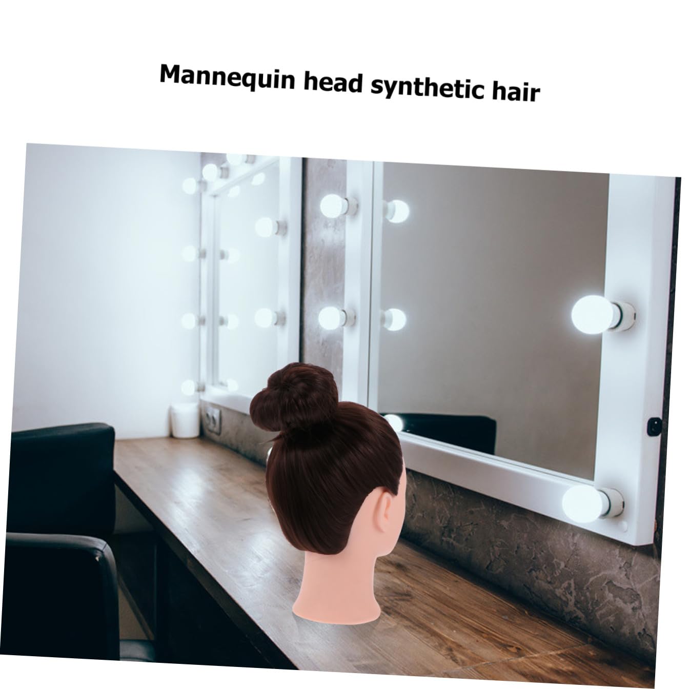 Mannequin Head for Wig Practice Braiding Head Hair Styling Training for Cosmetology School