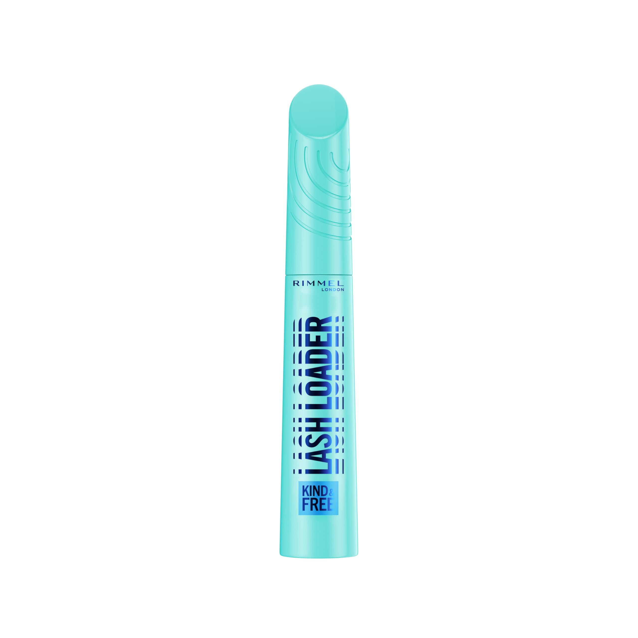 Rimmel London Kind & Free Lash Loader Mascara, Azure Blue, Volumising Mascara, Smudgeproof, Clumping, Smudge-free, Vegan Formula, 9.5 ml