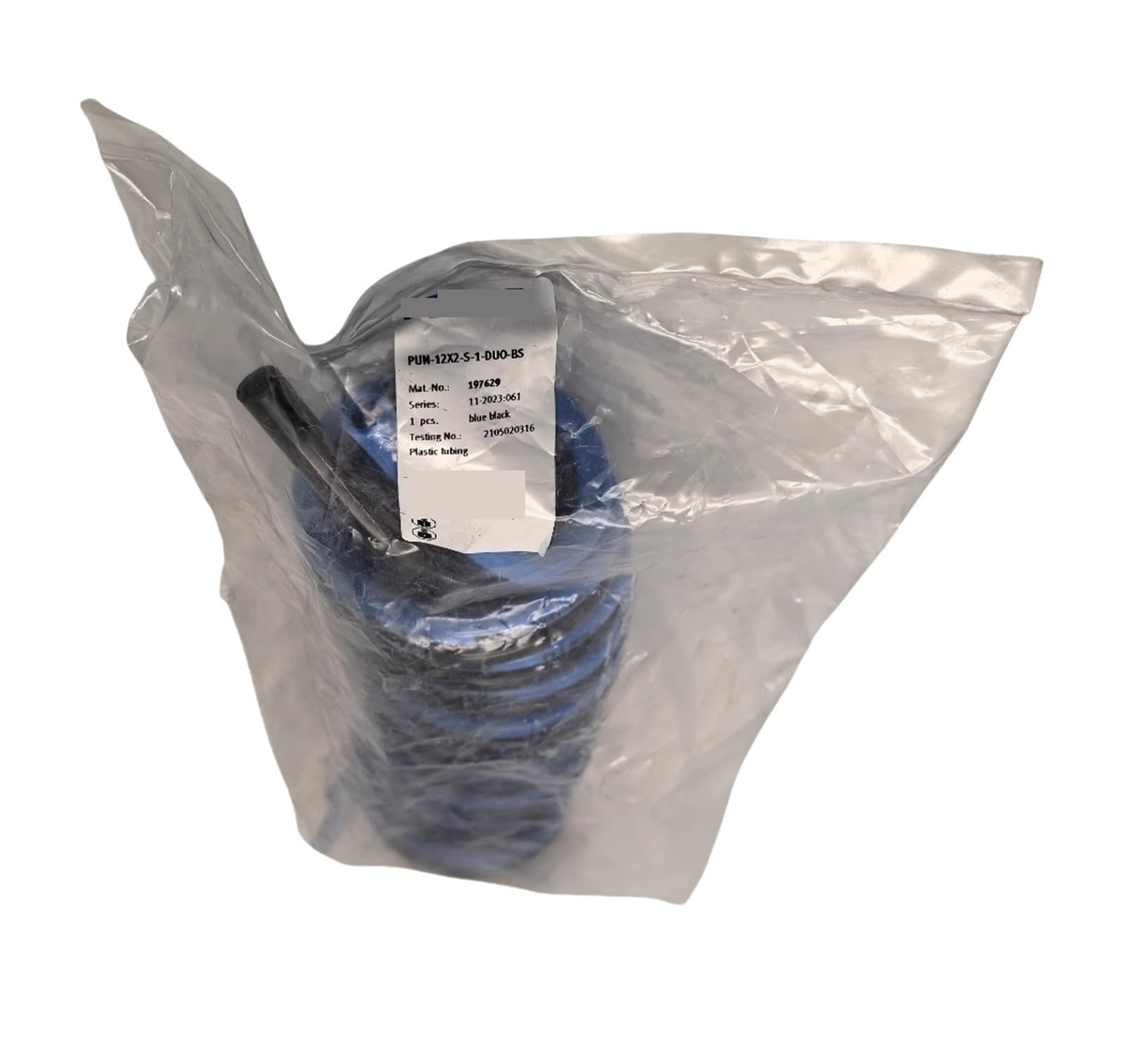 Tuyau d'air en PU PUN-12X2-S-1-DUO-BS 197629 pour circuits pneumatiques