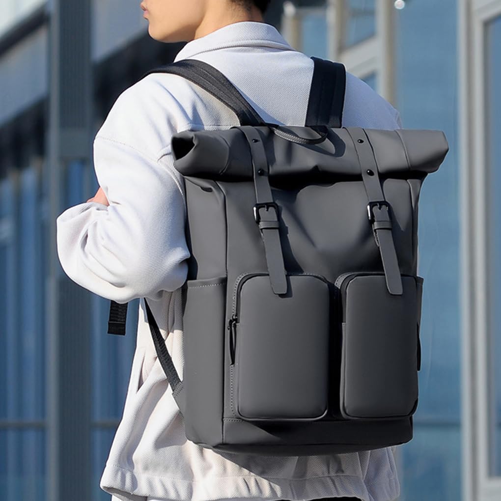 Zaino per laptop impermeabile, per uomo e donna, per la scuola, i