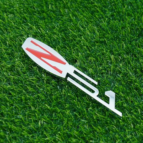 Image of Hood Door Tailgate Trunk Badge 3D Nameplate Emblem Logo Replacement for Z51 1Pc (Chrome Red)