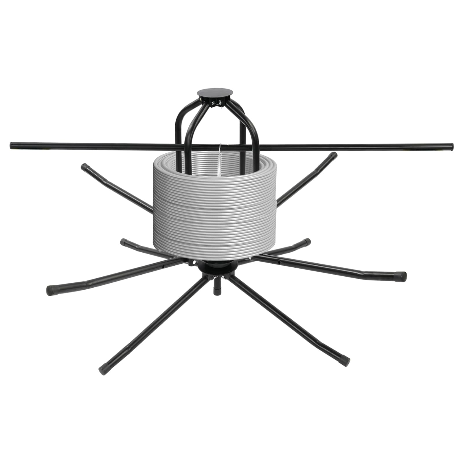 Enrollador de tubos, calefacción por suelo radiante con bolsa de transporte, capacidad de carga de 200 kg, soporte de cable ajustable para tubos de calefacción, dispositivo de tendido de tubos de