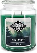 Candle Large Scented Candle in Glass | Pine Forest | Scented Candle Fir | Candle Long Burning Time (100 h) | Gifts for Christmas | Winter Candle