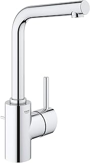 GROHE 23737002 Concetto Single-Handle Bathroom Faucet L-Size, Starlight Chrome
