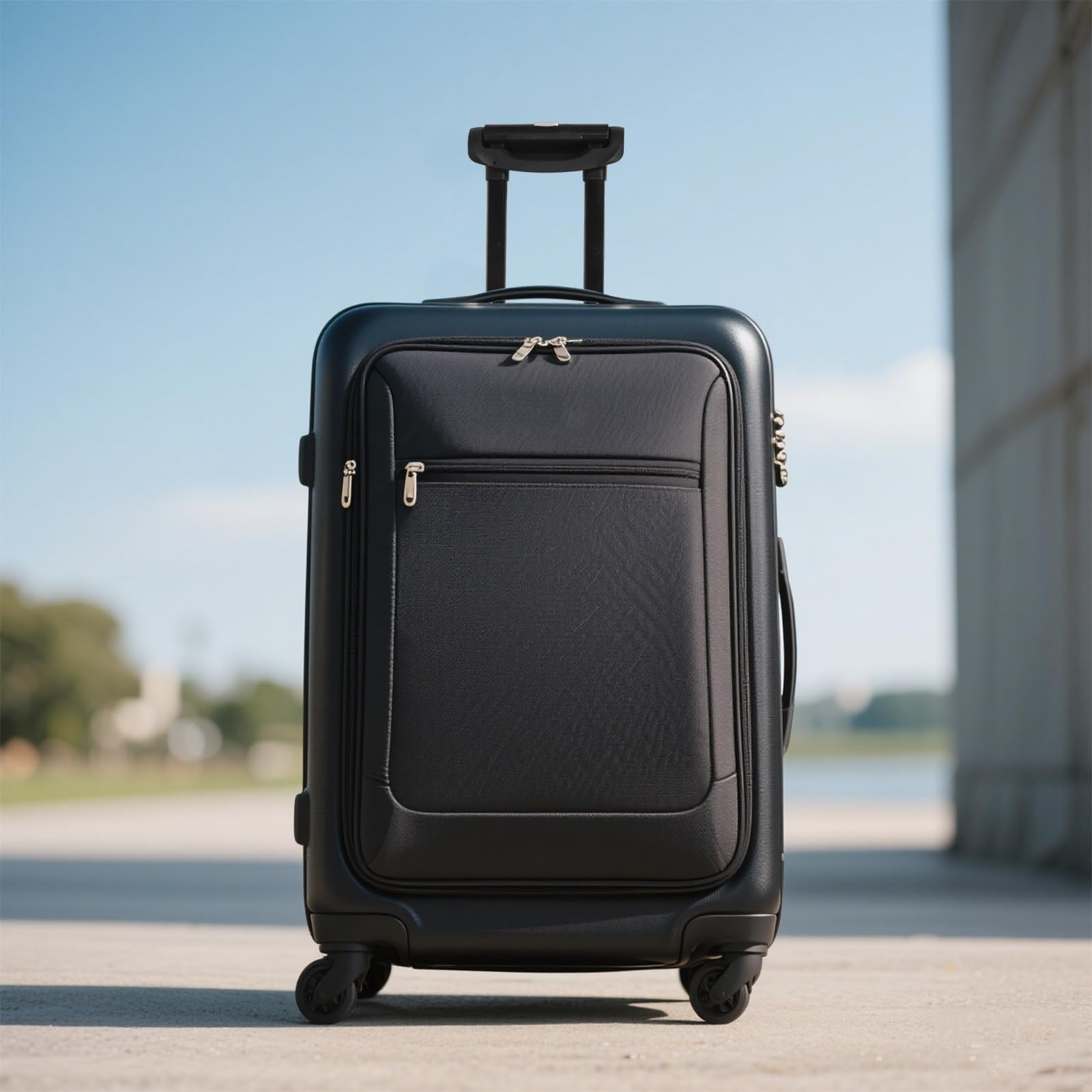 Genérico Barra Telescópica de Repuesto para Maleta de Aluminio y Hierro, Asa Extensible Anticompresión Ajustable para Trolley, Accesorios de Maleta para Viaje Compatible con Varios Modelos