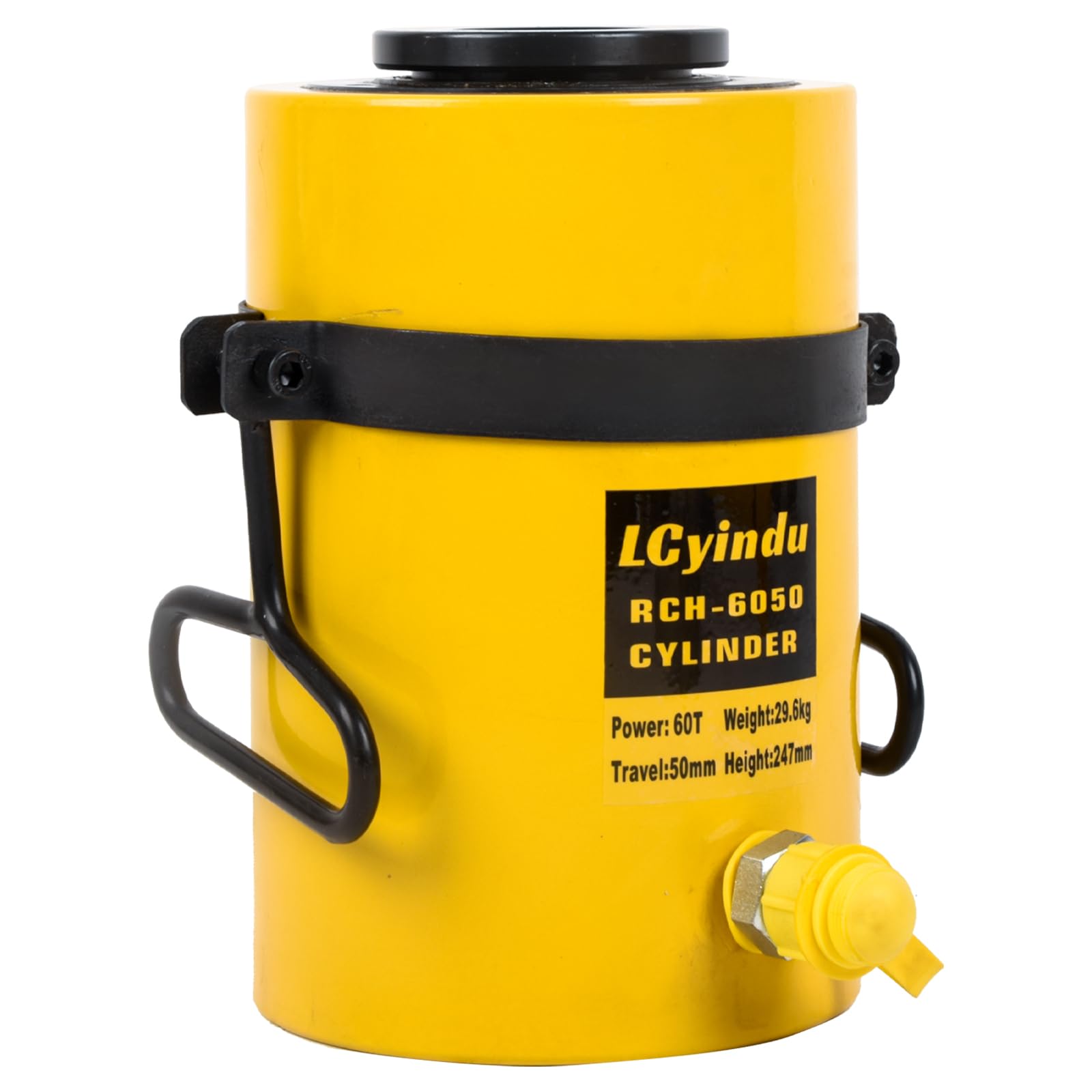 Snapklik.com : LCyindu Hydraulic Jack Ram 60T 2" Stroke Hollow Single ...