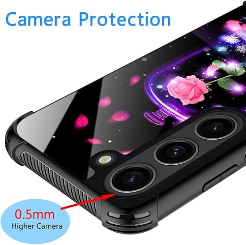 Miniatura 255 de Funda para Samsung Galaxy S23 Plus, protección de grado militar, esquinas a prueba de golpes, funda antiarañazos para Samsung Galaxy S23 Plus, flor