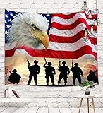 NYMB Tapiz de Bandera de Estados Unidos para Colgar en la Pared,