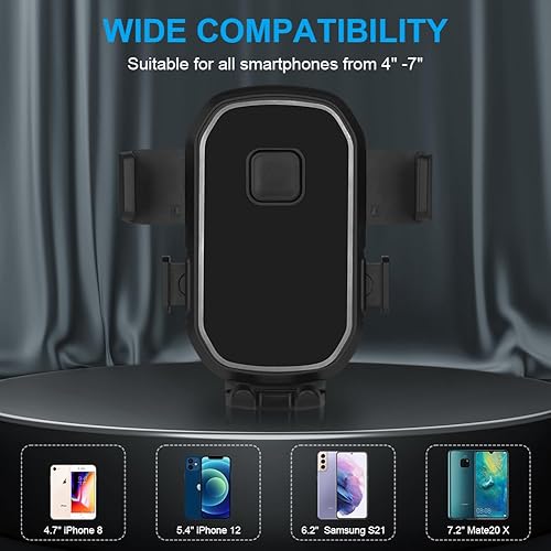 Miniatura 8 de Soporte de teléfono para ventilación de automóvil, soporte de teléfono de gravedad mejorado para automóvil, nunca bloquea el clip de ventilación de