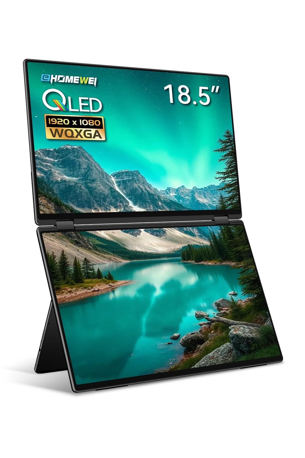 Amazon.co.jp: EHOMEWEI デュアルモニター 18.5インチ QLED