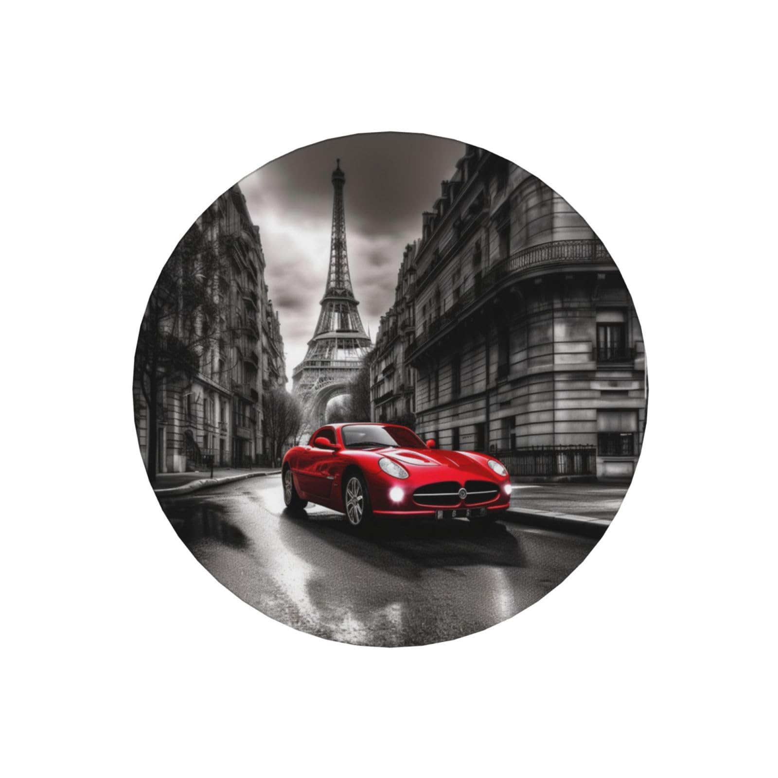 Dessous de verre en céramique rouge lot de 6, cadeau idéal pour mariage et déco
