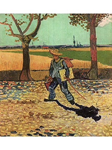 Selfportrait on The Road to Tarascon (The Painter on His Way to Work) by Vincent Van Gogh