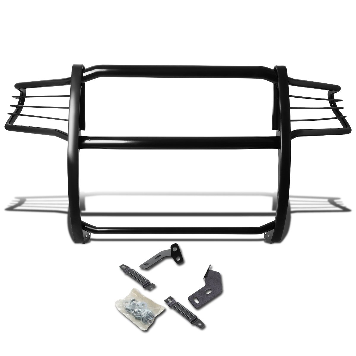 DNA MOTORING GRILL-G-070-BK Black Front Bumper Brush Grille Guard Compatible with 08-16 Sequoia