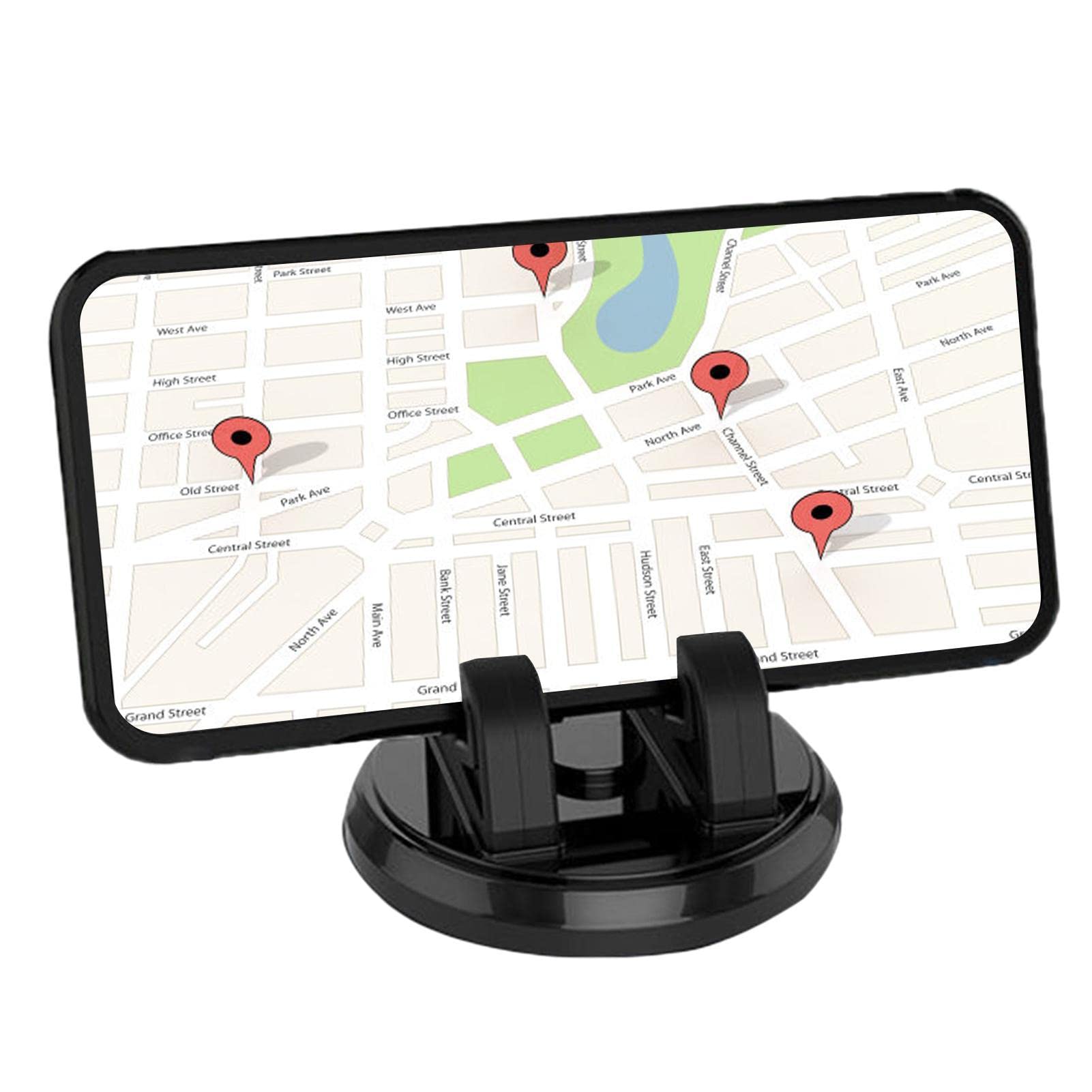 Kumprohu Phone Holder for Car | Ultra Steady & 360° Rotating Phone Mount for Car Dashboard Pad Mat,Universal Anti-Slip Car Dash Grip Pad for Cell Phone