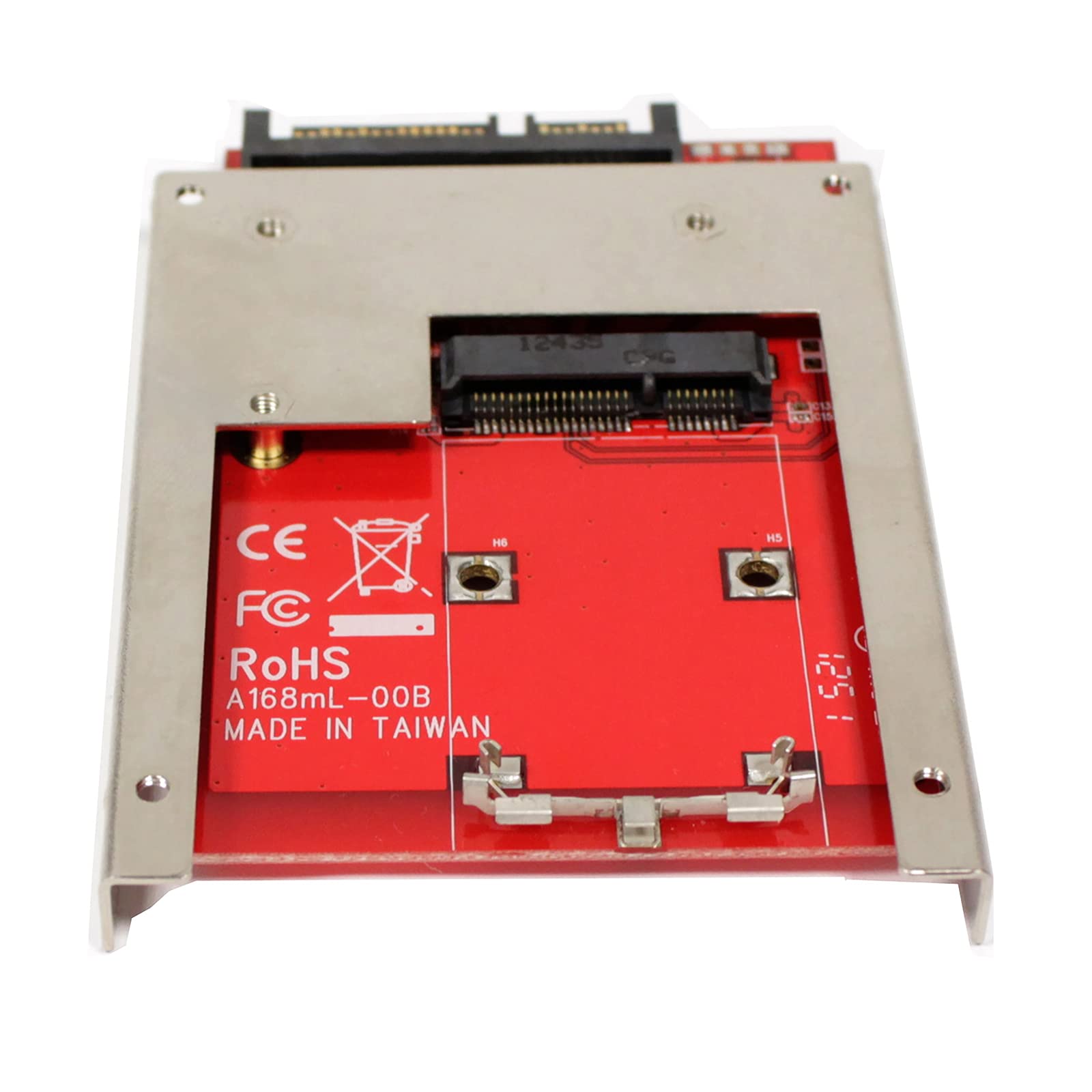 BeMatik - Adaptateur SATA 2.5 HDD à MSATA MiniSATA Avec Vis De Fixation