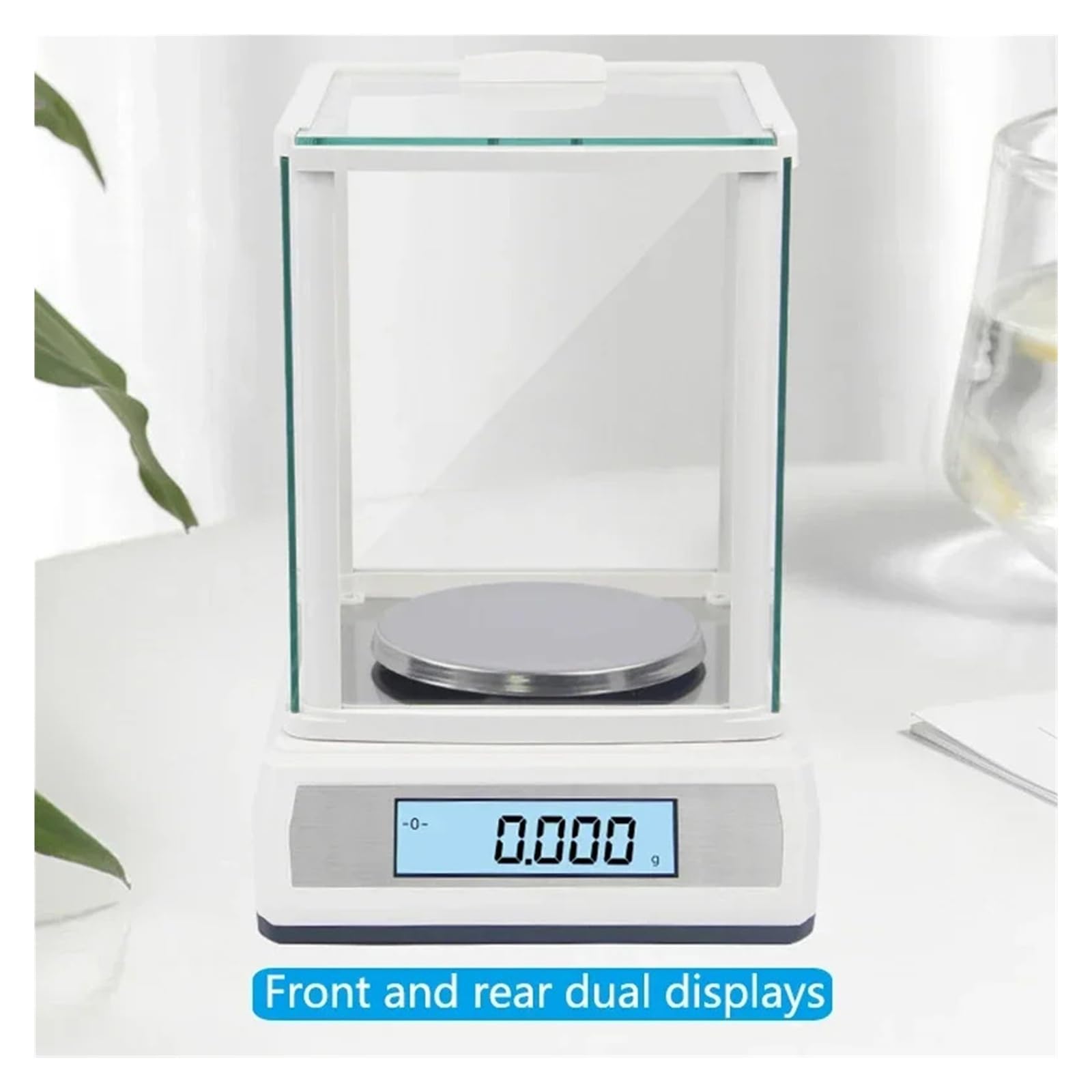 Bilancia analitica di precisione da laboratorio Display a doppio schermo Bilancia digitale for gioielli Bilancia 200g/300g/500g 0,001g Utilizzo multifunzione