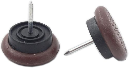 Miniatura 3 de Ulifestar - 50 almohadillas redondas de nailon resistente para muebles, protectores de suelo de madera dura para silla, mesa, escritorio,