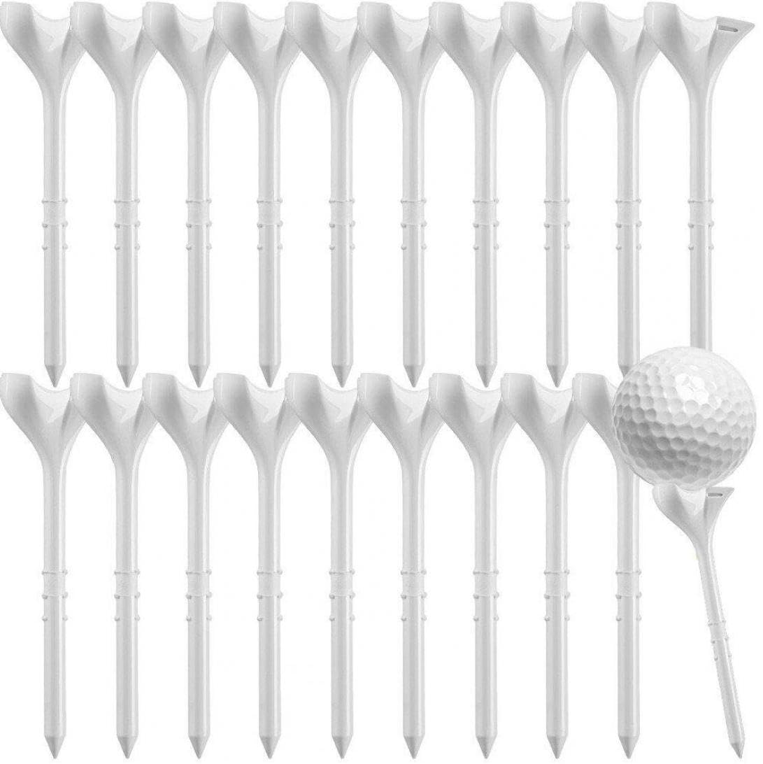 Amazon.co.jp: ゴルフティー 10°斜め挿入 プラスチック 摩擦軽減 距離