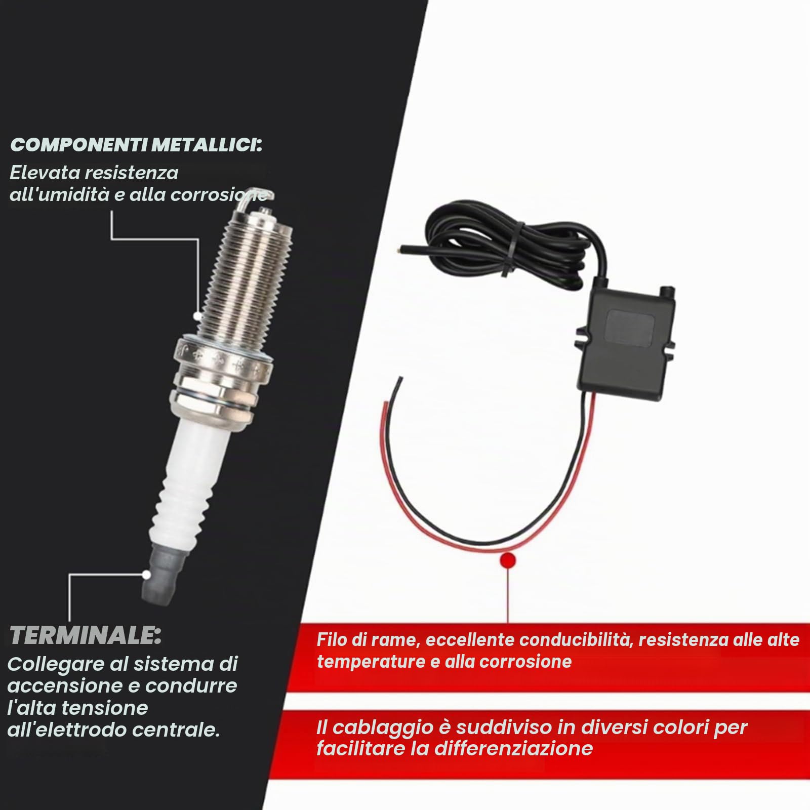 Set di fiamme di scarico, doppio lanciafiamme per auto, camion, accessori di modifica per lanciafiamme, installazione semplice, set di lanciafiamme