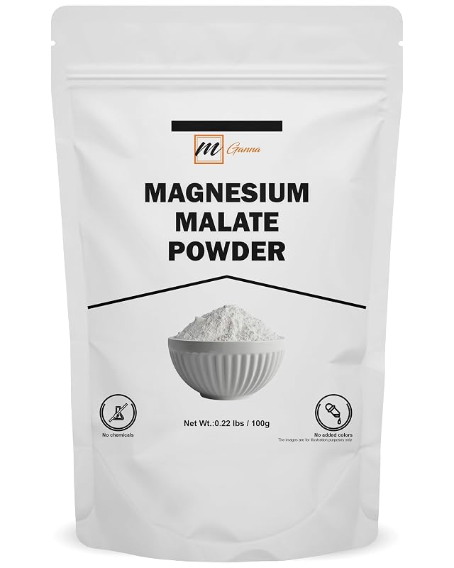 mGanna Magnésio Malato em Pó, 100 g