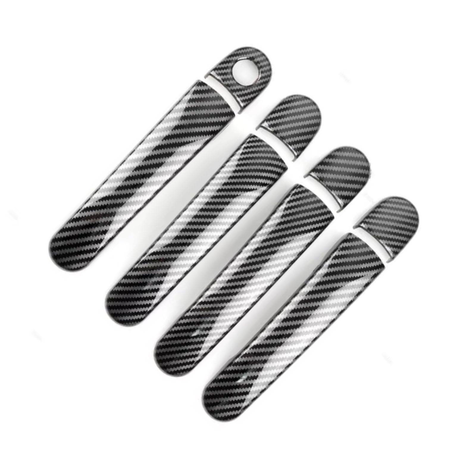 IUYHGTR Car Exterior Door Handle Compatible with VW for Jetta MK6 2012-2015 Car Exterior Door Handle Cover Decoration Sticker Trim Protector Styling Accessories