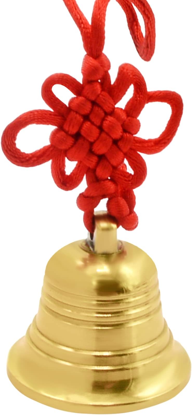 fengshuisale Feng Shui Brass Good Luck,protection Bell + One Free Red String Bracelet SKU:Y1355