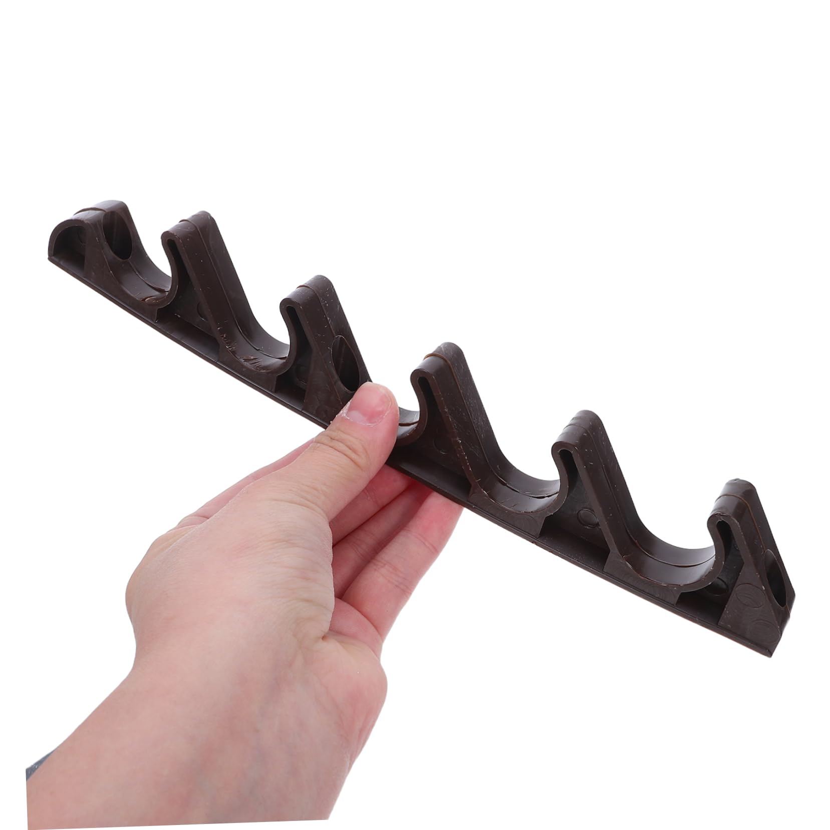 8 Soportes de Nylon para Sillas de Jardín Exterior Diseño de Cinco Dientes y Ajuste de Cinco Posiciones, Resistentes al Clima para Aventuras al Aire Libre