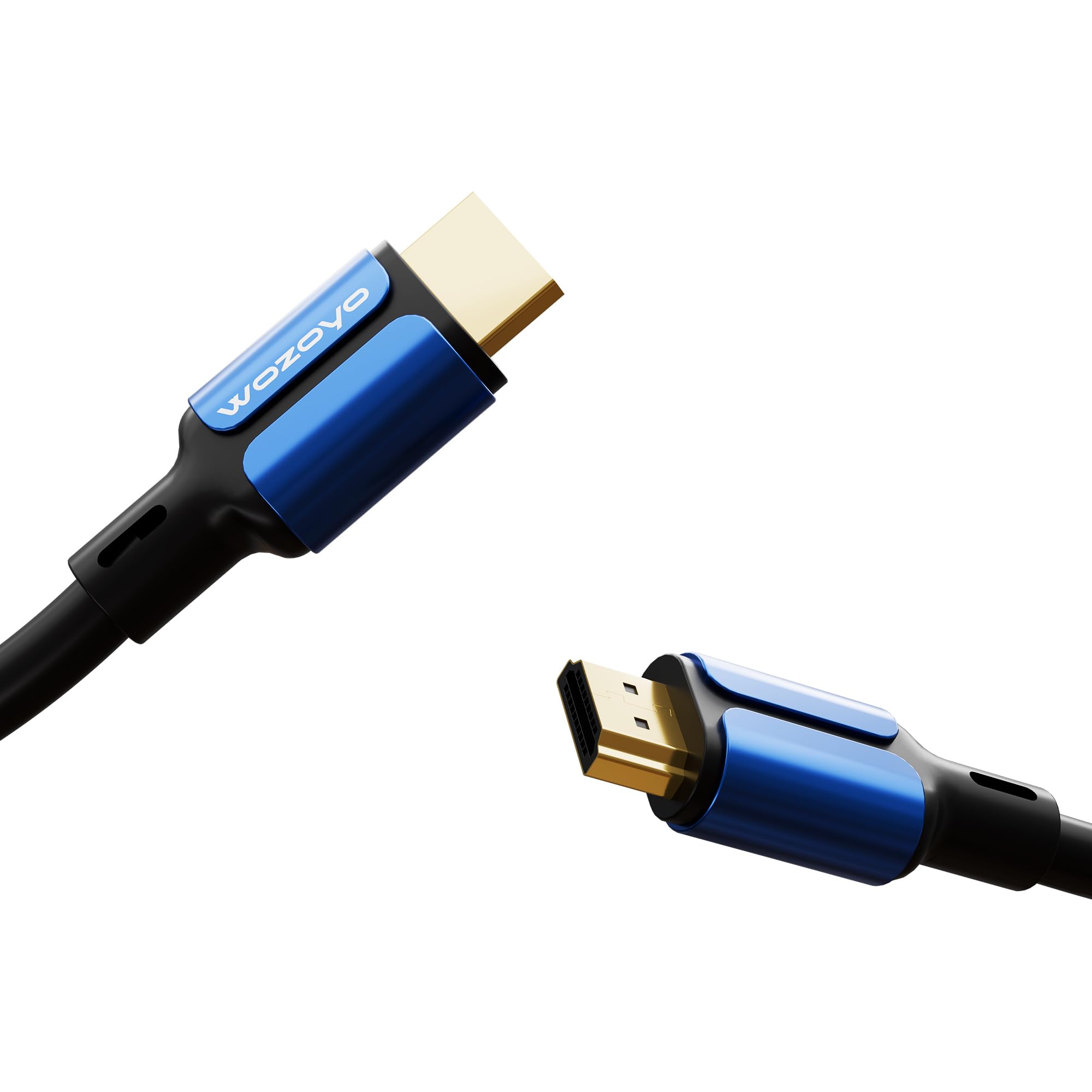 Wozoyo Wozoyo HDMI Cable V2.0 with Ethernet, Ultra HD 3D/4K@60Hz, 6.6 Feet, 18Gbps Transmission Speed, HDR, Dolby Atmos, Compatible with All HDMI Devices Laptop Desktop TV Set-top Box Gaming Console