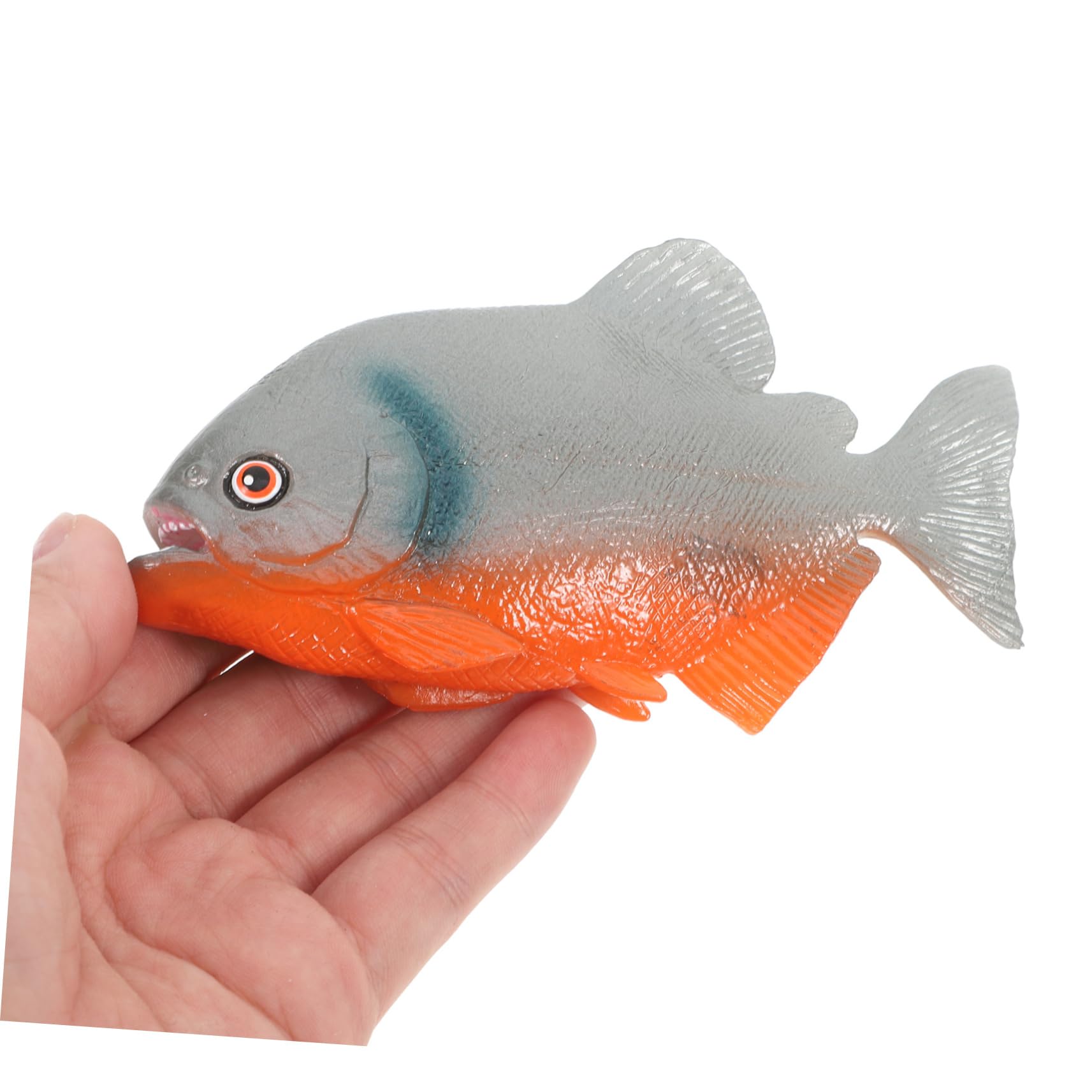 Amazon.co.jp: QUMIIRITY リアルなピラニア模型と川魚模型