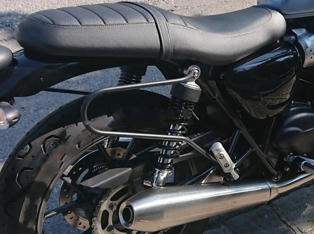 Support de sacoche gauche pour moto Triumph T100 - SW Motech
