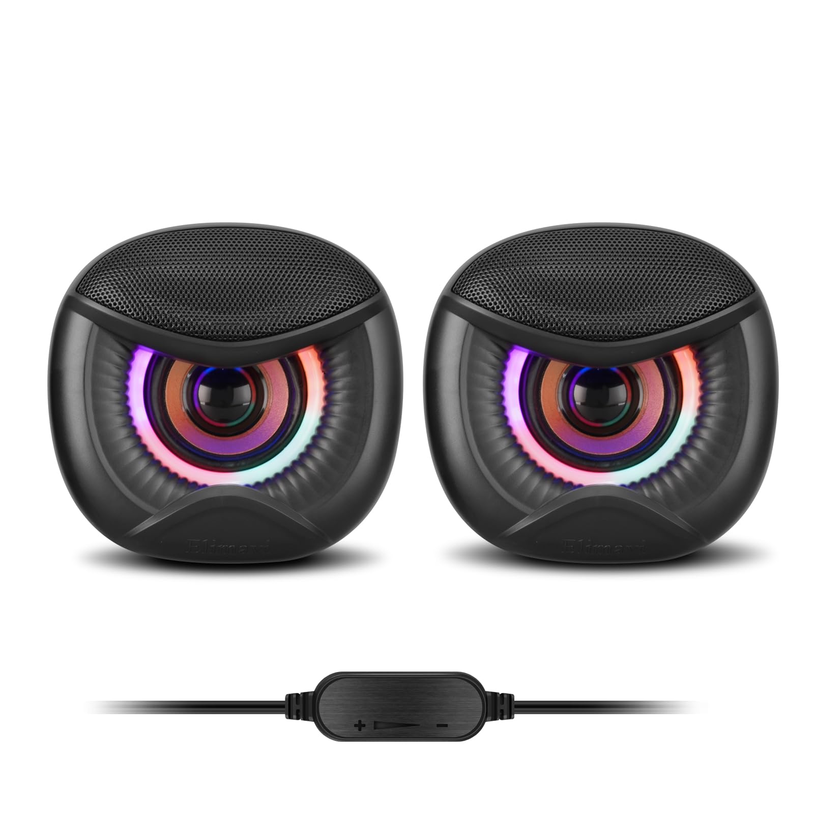 Altavoces de computadora para escritorio Elimavi que solucionan el audio flojo 8