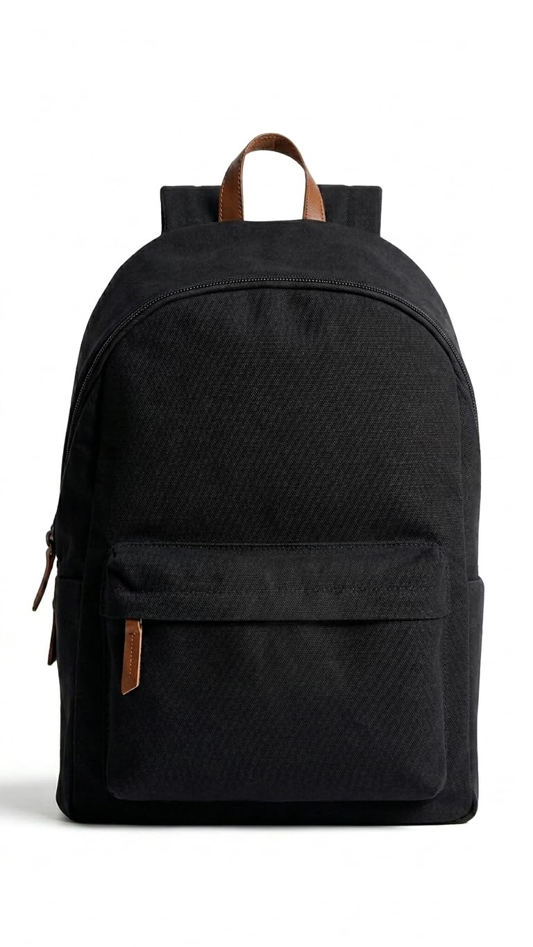 Haul'd Canvas Backpack for Men & Women | Laptop Bag Up to 15 Inch | Durable Everyday Carry Bag for College, Office & Travel | Multiple Pockets | Lightweight-image-2