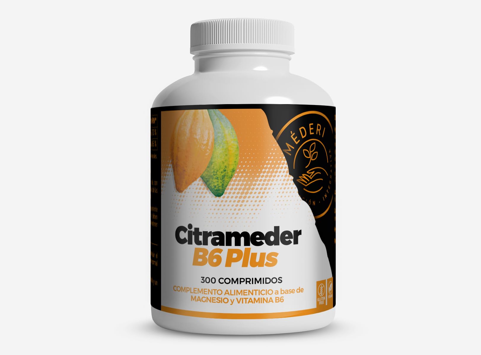 Citrameder B6 plus Méderi 300 comprimidos magnesio y vitamina B6 recuperación muscular y salud ósea