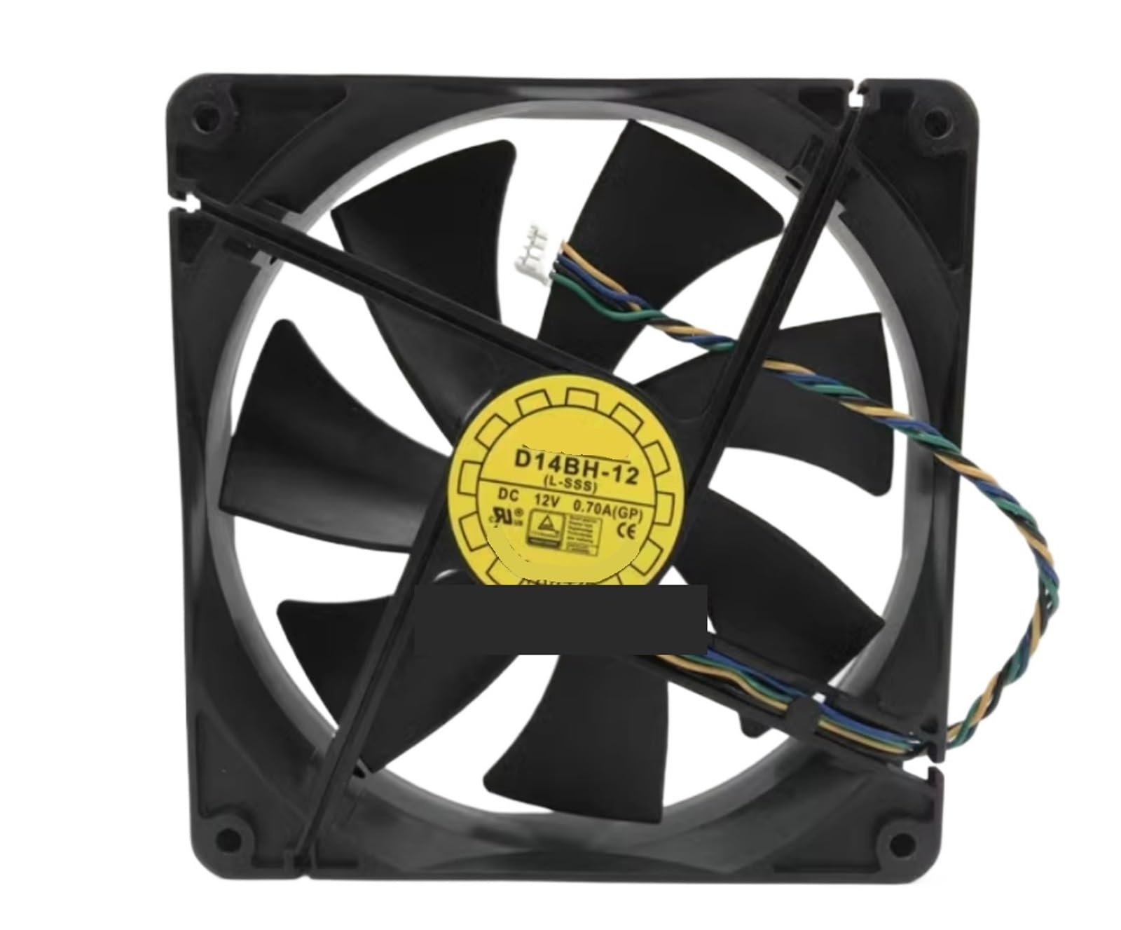 LKPEHTAGN D14BH-12 12V 0.70A 14cm 14025 4-Wire Cooling Fan