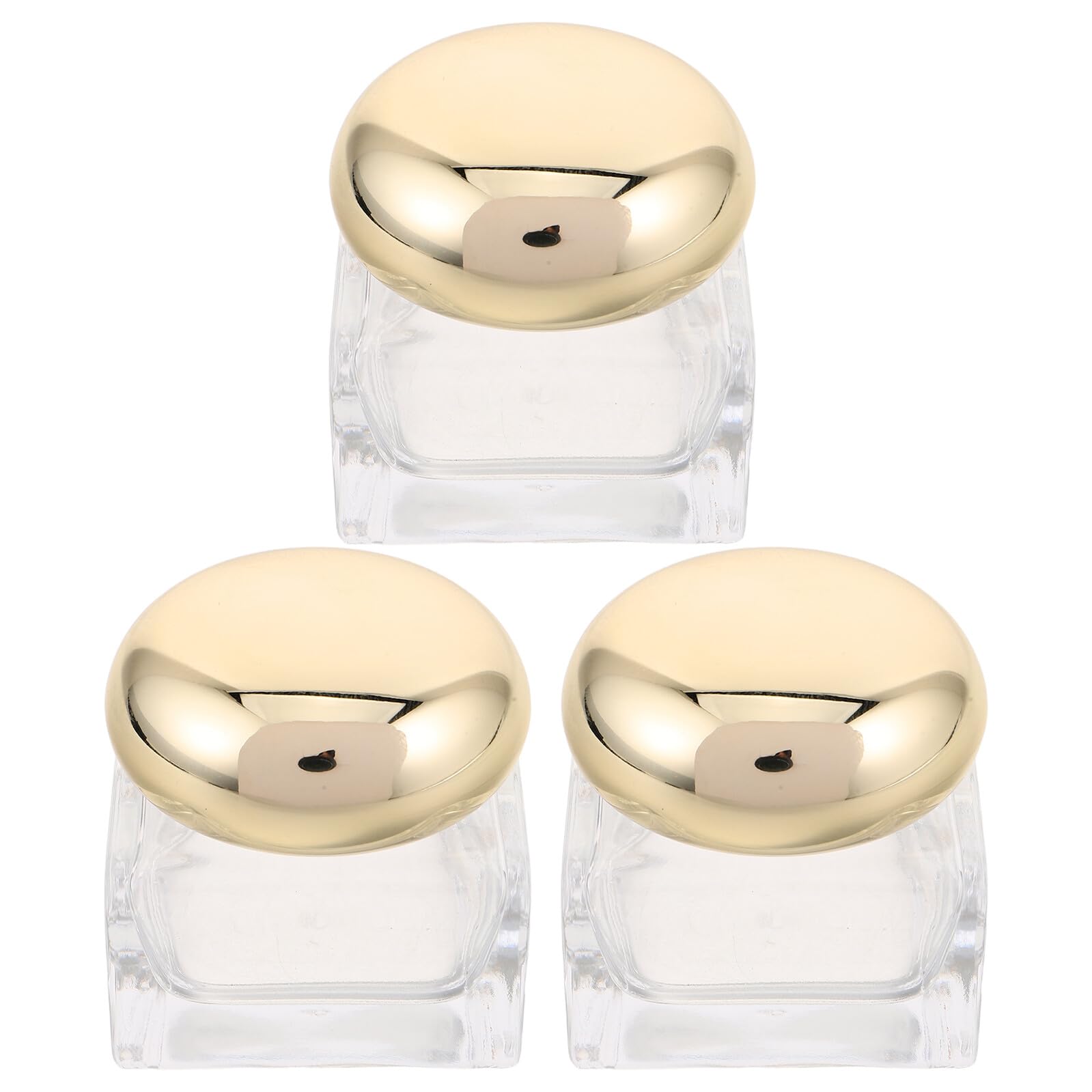 Pots Cosmétiques en Verre 50g Rechargeables pour Crème Corporelle et Lotion