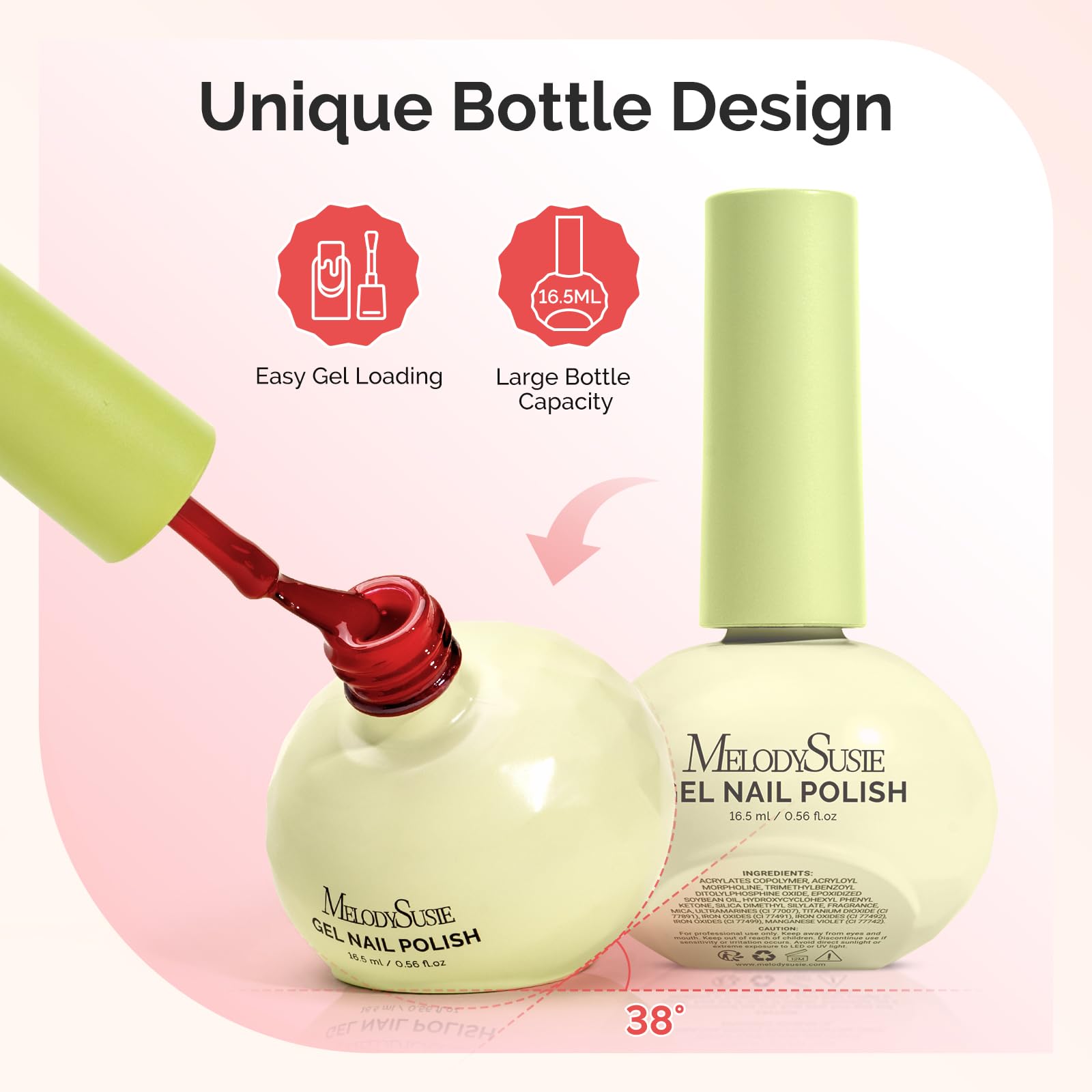MelodySusie HEMA-Free Plant-Based Gel Nail Polish