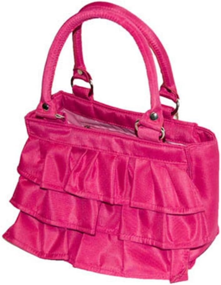 LDS Scripture Tote- Women's Pink Ruffle Regular Print Scripture Case for Girls