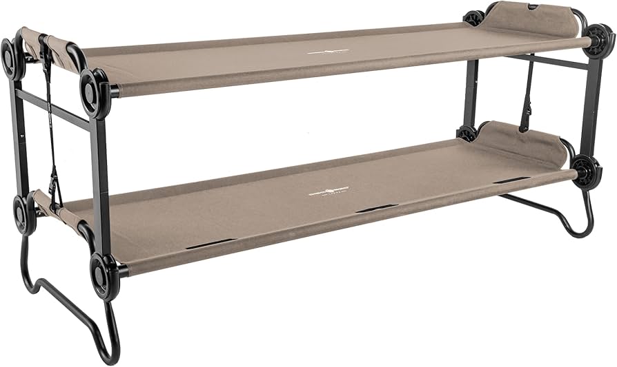 Amazon.co.jp: Disc-O-Bed 大型ポータブル二段キャンプコット キャリー