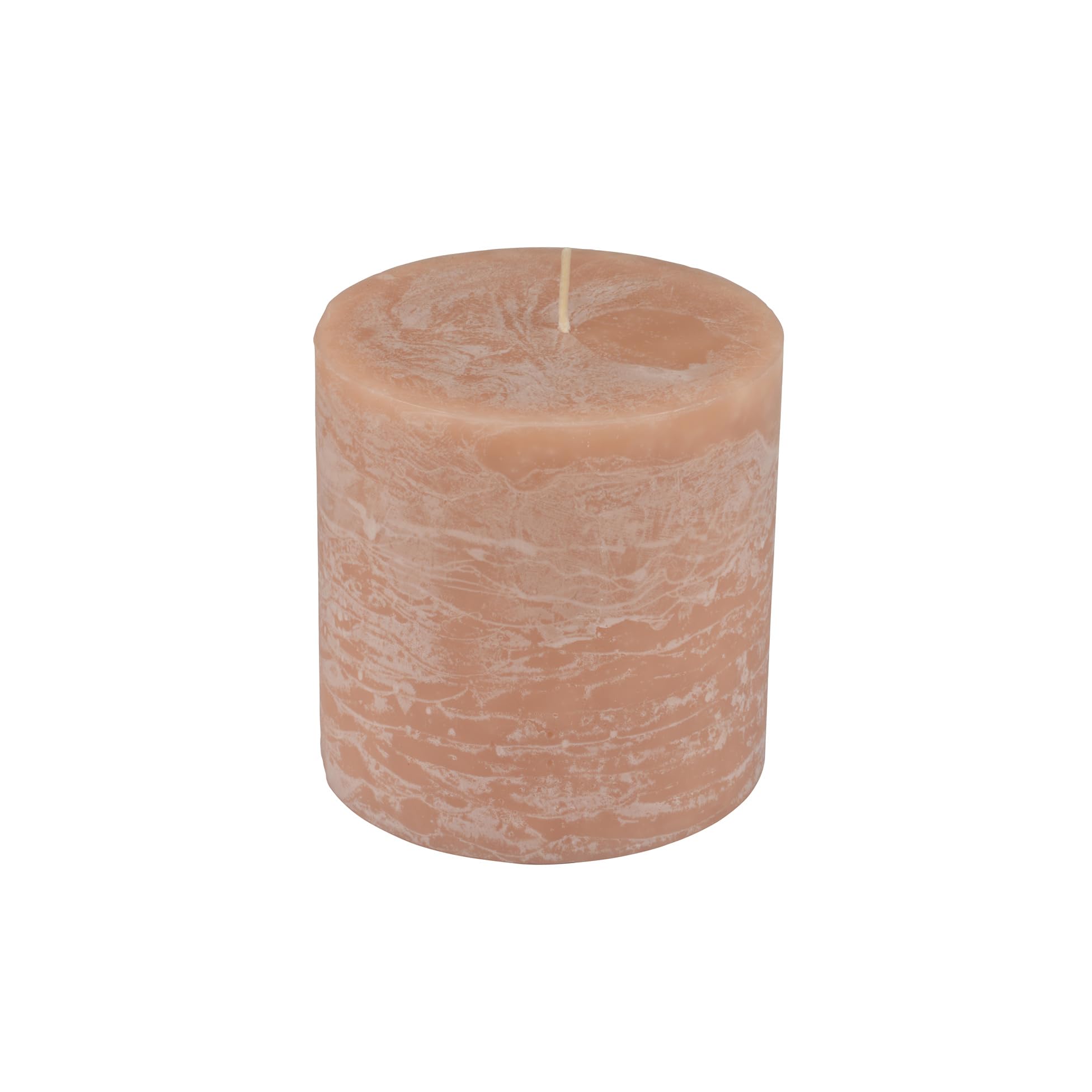 Homéa, Rustic Pillar Candle Diameter 10 x Height 10 cm Taupe