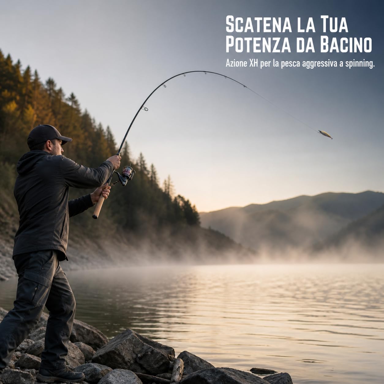 Canna da Pesca per Artificiali | Costruzione in composito, Canna per artificiali, Pesca in acqua dolce, Per pescatori in