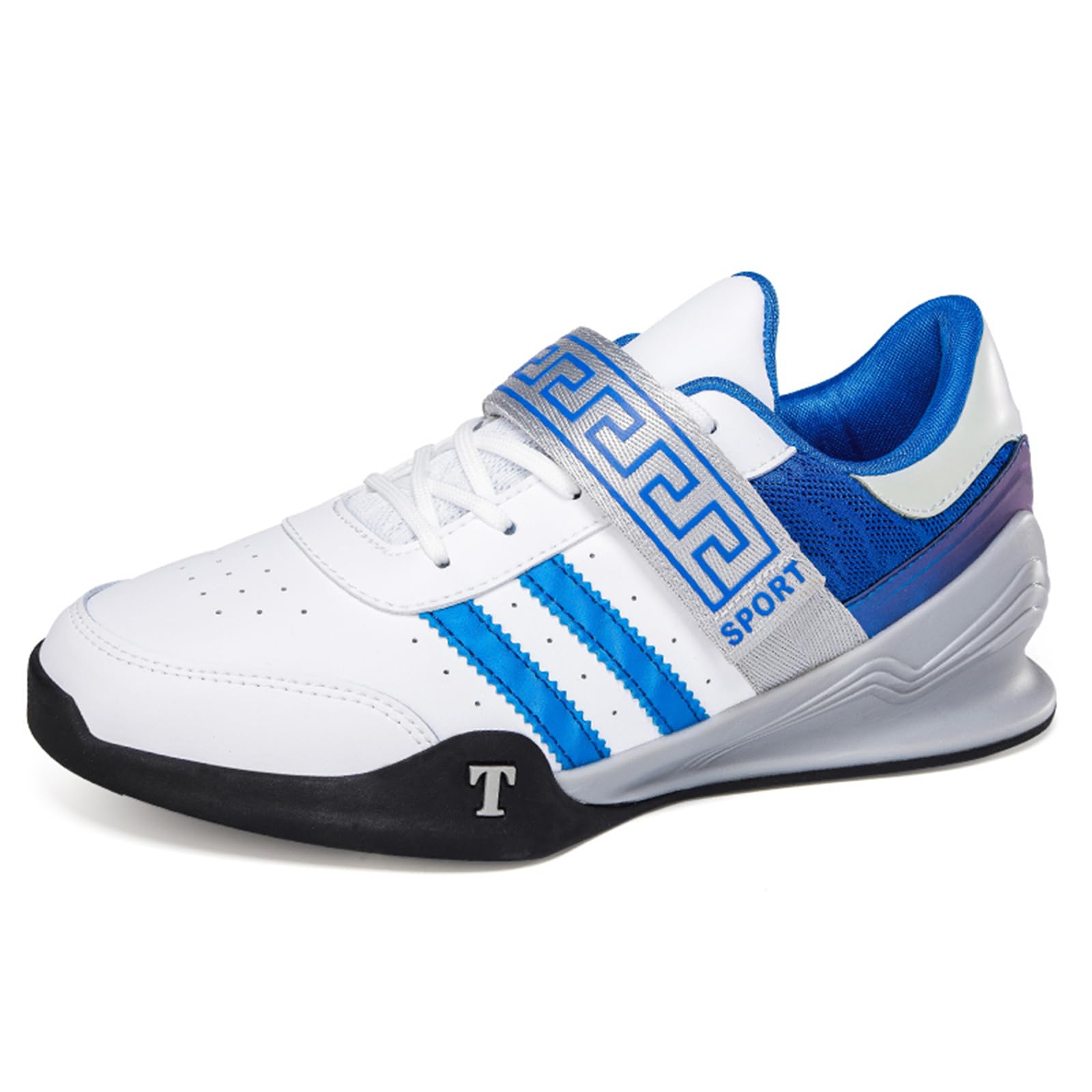 JiuQing Chaussures D'haltérophilie Hommes Chaussures De Cross-Training Plates Et Antidérapantes pour Squats Et Haltérophilie