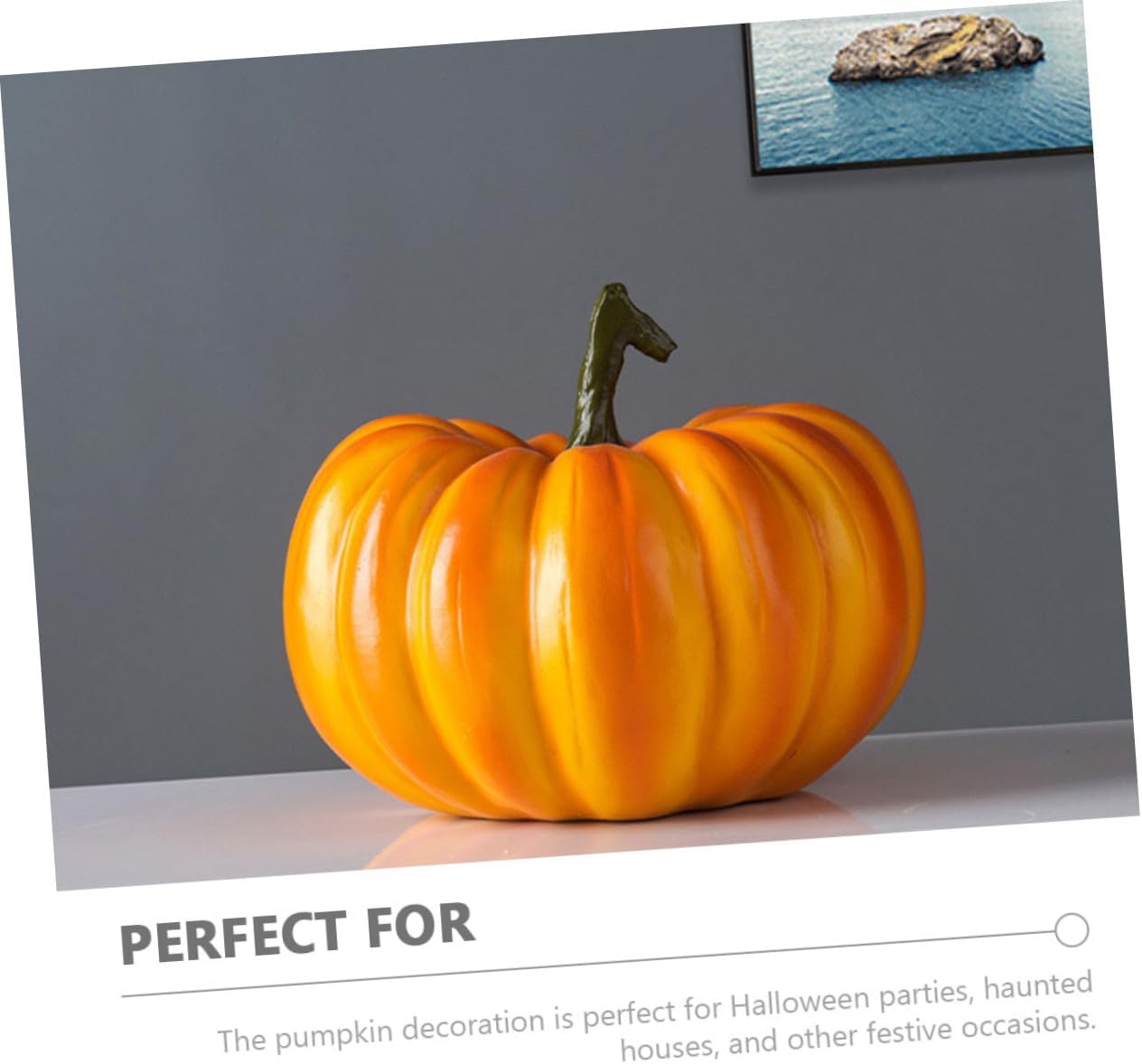 Realistic Plush Pumpkin Ornaments for Halloween Artificial Decorations